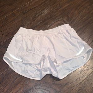 White lulu shorts